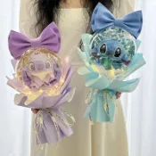 史迪奇 波波球花束 造型花束 創意花束 史迪奇禮盒 情人節 生日 送禮 公仔花束