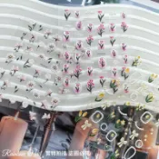 Rainbow Nail 美甲5D貼紙 日系花朵貼紙 浮雕貼紙 美甲貼紙