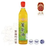 弘益傳香世家 頂級冷壓純苦茶油520ml*1瓶