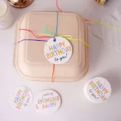 糖糖烘焙 生日快樂吊牌 小掛牌 吊卡 吊牌 掛牌 禮物包裝吊牌 糖果袋 禮物裝飾紙卡 裝飾吊卡 迷你卡片 烘焙包裝紙卡
