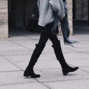 Kenneth Cole Reaction 女款 wind-y 過膝彈性靴