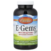 【iHerb】Carlson, E-Gems® Elite，維生素 E，含生育酚和生育三烯酚，240 粒軟膠囊