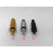 原廠感知器鎖付之鋁製氣嘴 ORO/Mitsubishi/subaru/Ford/Toyota 金色 銀色 黑色