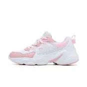 【FILA】Hidden Tape 女 運動休閒鞋 厚底 老爹鞋 舒適 復古 白 粉紅(5-C921Z-155)