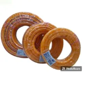 【小品五金百貨】含稅 台灣現貨-4.7分水管 12尺~50尺 塑膠水管 橘色水管 家庭用水管 彈力水管