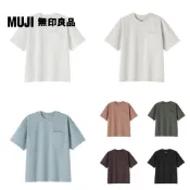 【MUJI 無印良品】男涼感寬版短袖T恤