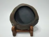 [鎮山]天然原石  鐵丸石  珍藏名硯台 裝飾 收藏版硯台