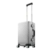 【ACE BAGS＆LUGGAGE】22吋 Algonam2-F ACE鋁合金鋁框釦 質感斜紋登機箱(多色可選 06991)
