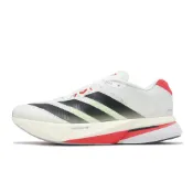 adidas 慢跑鞋 Adizero Boston 13 M 男女鞋 白 黑紅 運動鞋 愛迪達 [ACS] JS4932