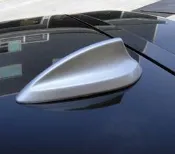 ~圓夢工廠~ VW Golf Variant / Golf Plus 可裝 BMW新型款式 鯊魚鰭天線飾蓋 烤漆銀