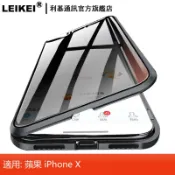 萬磁王手機殼 金屬磁吸 前後雙面玻璃 適用 蘋果 iphone x xs max ix 10x xr升級防窺透明全包