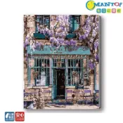 (店+)【Manto】花漾巴黎餐館-台灣製DIY數字油畫|超取專用大小