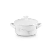 Le Creuset 迷你圓形烤盅 烤模 湯盅 全色系 典雅石紋/雪花白 繽紛愛心白 海洋之花
