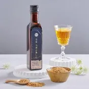 【Winseed 溫室好食道】頂級冷壓初榨亞麻仁油 250ml(54%Omega3/可生飲/酸價0.9/堅果油/黃金亞麻仁籽)