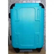 【快樂瞎拼】全新~ Crown  日本皇冠  C-F2501 20吋十字超輕量PC硬殼行李箱 TSA海關鎖 藍色 登機箱
