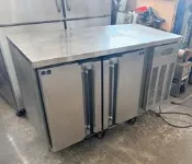 ○大員林2手貨○ 二手4尺工作台冷凍冰箱/4尺臥式白鐵冰箱/平台冰箱/氣冷式/風冷/全冷凍