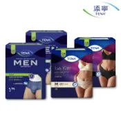 【TENA添寧】玩色敢動褲 男/女用 （酷黑/香檳金/丹寧藍/月牙灰/箱購）｜維達官方旗艦店