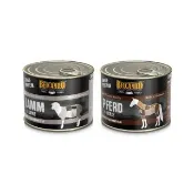 【BELCANDO 柏肯特】犬用 單一蛋白質主食罐 200g 馬肉 羊肉 12罐組(狗罐、單一蛋白質、德國)