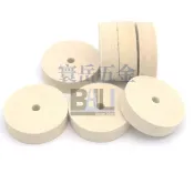 現貨附發票『寰岳五金』立式羊毛輪 粗/細 平面羊毛輪 適用手提式砂輪機  纖維輪 拋光輪 拉絲尼龍輪 羊毛拋光片
