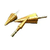 HSS鍍鈦階梯鑽頭3-13mm 6-25mm 6-35mm可鑽白鐵大小孔徑一支搞定