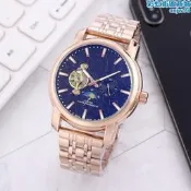 歐家陀飛輪日月星辰全自動機械表月相手錶男站西腕錶