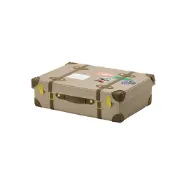 【IKEA 宜家家居】SANDLÖPARE 收納箱, 淺棕色, 50x35x15 公分