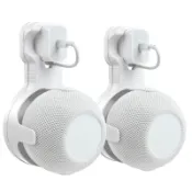 ❤現貨熱銷音響支架❤STANSTAR壁掛支架 適用於蘋果HomePod mini智能音箱的插座式電源線收納整理牆掛架
