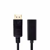 (店+)Lococo樂客客 DisplayPort 公轉 HDMI 母 15公分轉接線 DP to HDMI 螢幕轉接 筆電轉接