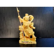 { 碧雲天 佛具佛俱百貨批發 }三太子 3寸6 黃楊木 站身 三太子 小神尊 神像