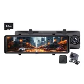 【Philo 飛樂】可伸縮前鏡頭 JP850 含安裝+GPS+64G 前4K後2K雙錄 11吋觸控 流媒體行車記錄器