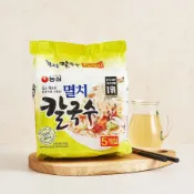 ❗現貨+預購❗農心 濃郁鯷魚刀削麵98gx5包｜韓國代購 韓國泡麵 鯷魚 濃郁 香醇 泡麵 韓國 韓選PickMe✨