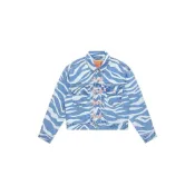 (店+)A3114-0000 CLOT x Levis李維斯 聯名款 口袋波紋印花牛仔外套 女款 藍色