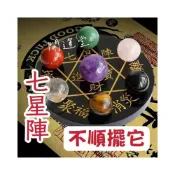(店+)【開運堂】七星盤 底座 玻璃九星盤七星陣 七星球展示七星座七星水晶球座水晶球座招財鎮宅
