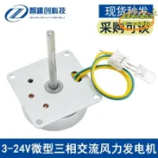 楓幕百貨 優選！！【台灣現貨】微型三相交流發電機3V-24V小功率風力手搖發電機小型無聲電機馬達