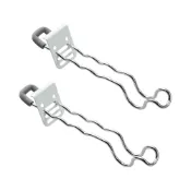 日本COMOLIFE室內曬衣桿用窗框門框延伸架GA-0218053晾衣竿座(2入組,荷重6kg)適小房間宿舍套房掛衣服