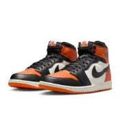 (店+)【NIKE 耐吉】Air Jordan 1 High OG Shattered Backboard 扣碎 黑橘 男鞋 DZ5485-008
