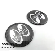 COCO機車精品 反光片碳纖維 卡夢 大眼睛 圓形 反光片 貼片 適用 勁戰 三代 四代 五代 SMAX FORCE