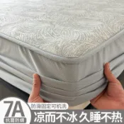 熱銷🔥涼感床包 床墊 冰絲床包 床包 裸睡床包 床單 夏天床包 百富帝夏天冰絲床笠涼席可機洗涼感床單套罩全包床罩套床墊保