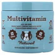 【iHerb】Natural Dog Company, 多維生素，適用於所有年齡的狗狗，90 片軟咀嚼片，9.5 盎司（270 克）