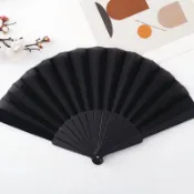 臺出💯新品📌純色塑膠平板摺扇團隊表演道具廣場舞早操小扇子素色禮品扇