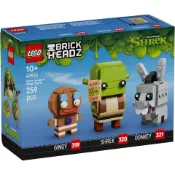LEGO 40923 史瑞克、驢子和小薑薑玩偶 樂高® BrickHeadz系列【必買站】樂高盒組