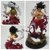 【紫色風鈴】海賊王GK 和之國和服 蛇人 魯夫 路飛場景雕像 盒裝手 港版 無證