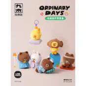 正品代購丨免運⛅LINE FRIENDS熊大Brown絨毛吊飾 可愛布朗熊公仔 包包掛件 鑰匙圈 桌面療癒擺飾 收藏周邊