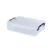 (店+)【KEYWAY 聯府】透明整理箱5.9L-4入(收納箱 沙發床底置物箱)