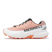 Merrell 越野跑鞋 Agility Peak 5 女鞋 橘 白 回彈 抓地 戶外 [ACS] ML068578