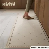 可客製化 米色日式 廚房地墊 長條 吸水吸油 軟 防滑 矽藻土 珪藻土 防水防油 硅藻土 止滑腳踏墊 浴室 大尺寸 速乾