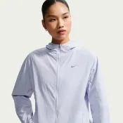 【NIKE 耐吉】外套 女 運動連帽外套 抗UV AS W NK TEMPO UV LIGHT JKT 灰藍 IH7974-085