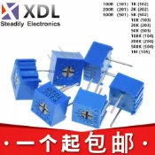 3362P電位器精密可調電阻站立式50K/1M/5/500/2/20/200/100歐10K