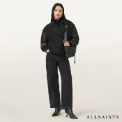 【ALLSAINTS】ORLA 喀什米爾羊毛拼接外套短版大衣 W058OB (寬鬆版型)