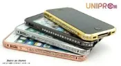 UNIPRO【i5154】iPhone 4 4S 5 5S BLING BLING 奢華 水鑽 雙料 金屬邊框 bumper